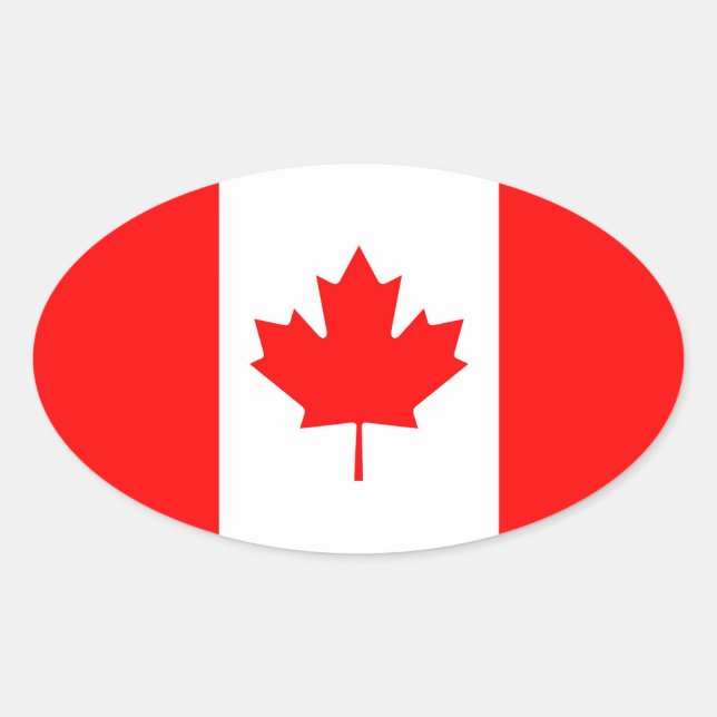 STICKER OVALE CANADA (Devant)