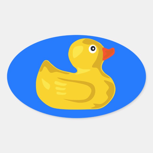 Sticker ovale canard (Devant)