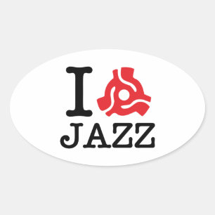 Sticker Ovale Carte I 45 Jazz