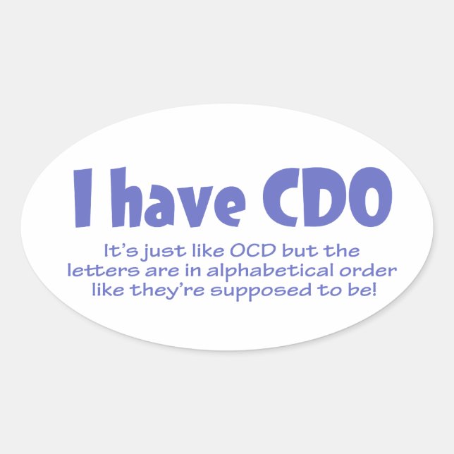 STICKER OVALE CDO (Devant)
