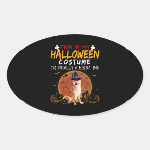 Sticker Ovale C'Est Ma Personnalité Halloween Cadeau de vacanc