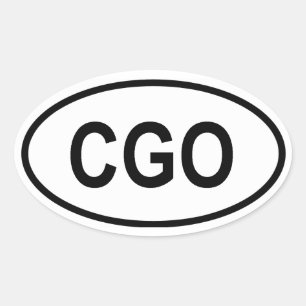 STICKER OVALE CGO
