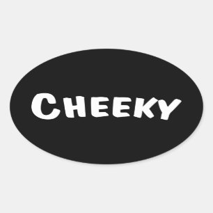 Sticker Ovale Cheeky