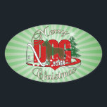 STICKER OVALE CHIEN BOXER CHRISTMAS<br><div class="desc">BOXER CHRISTMAS CHIEN JOUE CHRISTMAS AUX AMOUREUX DE LES CHIENS ! CADEAUX ET PRODUITS POUR AMOUREUX DES ANIMAUX POUR LES VACANCES X-MAS ! Oh ! Oh ! Oh ! JOYEUX NOËL!</div>