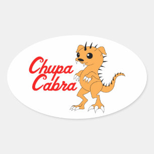 Sticker Ovale Chupacabra