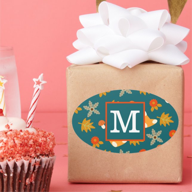 Sticker Ovale Chute personnalisée (Fête)