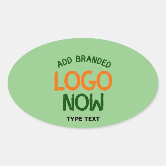 STICKER OVALE CLIENT CONTEMPORAIN PROPRE MINT VERT MODE (Devant)