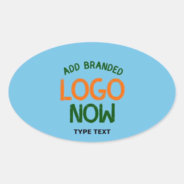 STICKER OVALE CLIENT CONTEMPORAIN PROPRE SKY BLUE MODE (Devant)