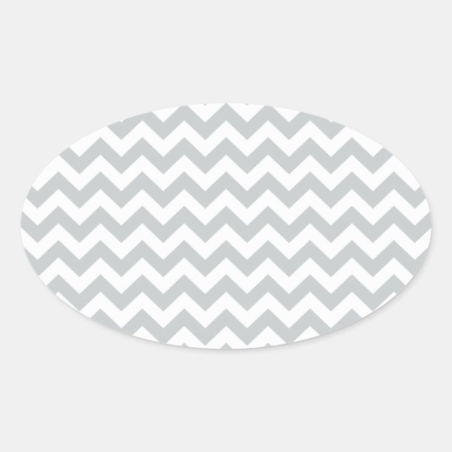 Sticker Ovale Cliquez sur Personnaliser pour modifier Gris en co (Devant)