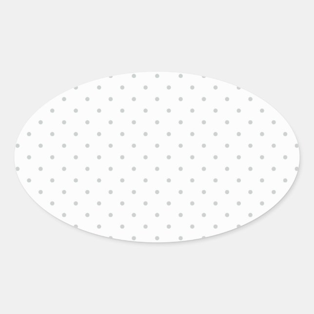 Sticker Ovale Cliquez sur Personnaliser pour modifier Gris en co (Devant)