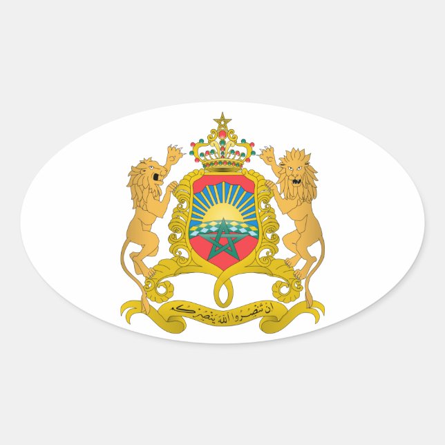 Sticker Ovale Coat d'Arms (Devant)