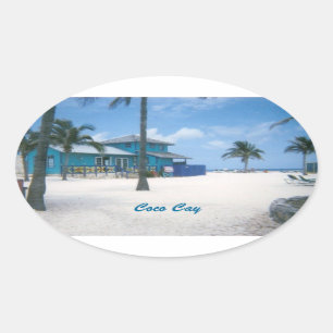 Sticker Ovale CocoCay
