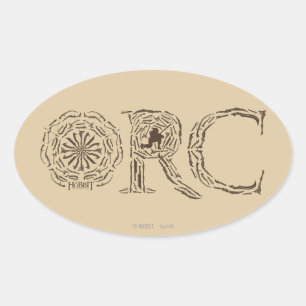 Sticker Ovale Collecte d'armes Orc