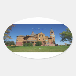 Sticker Ovale Collier de Fairlawn Mansion