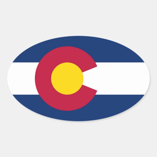 Sticker Ovale Colorado (Devant)