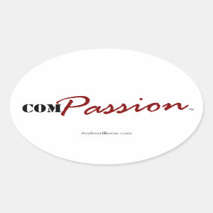 Sticker Ovale ComPASSION (Sticker)