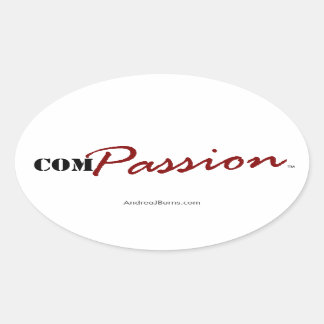 Sticker Ovale ComPASSION (Sticker)