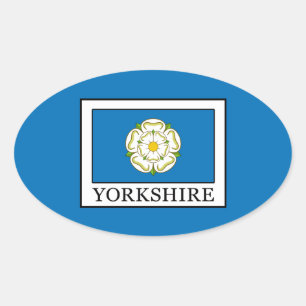 Sticker Ovale Comté de Yorkshire