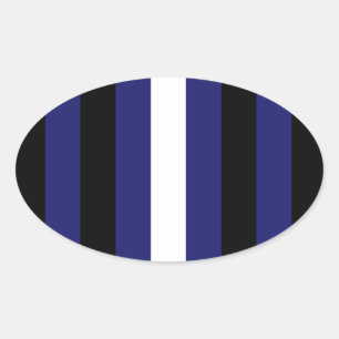 Sticker Ovale Conception fière en cuir