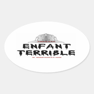 Sticker Ovale Coonass, terrible d'Enfant, foreur, pétrole, gaz,
