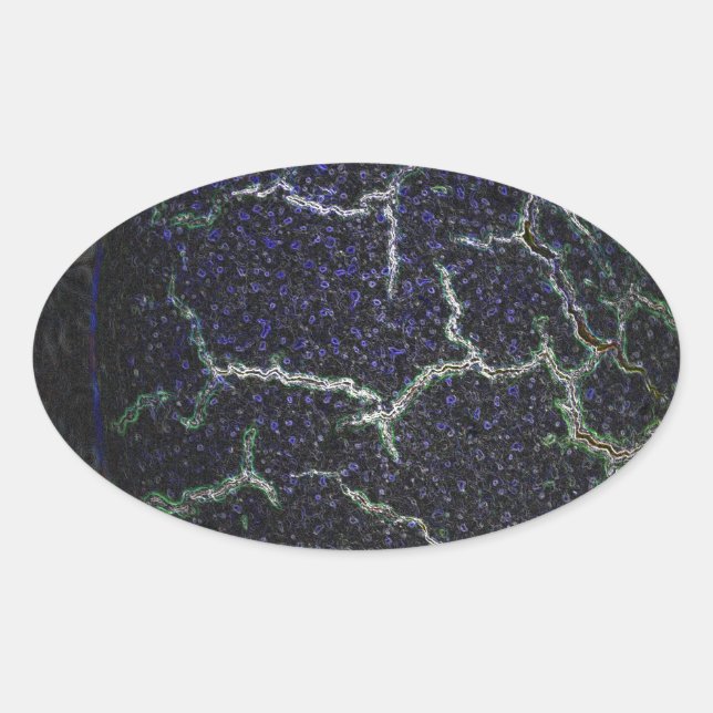 Sticker Ovale coque écrasante (Devant)