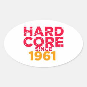 Sticker Ovale Core dur depuis 1961