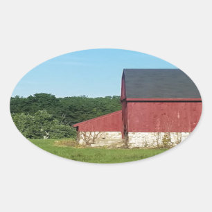 Sticker Ovale Country Barn