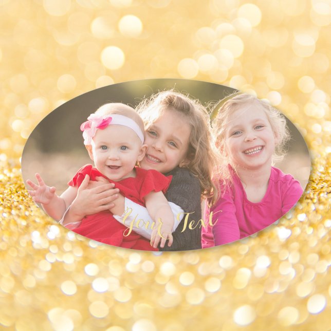 Sticker Ovale Créer une feuille d'autocollants de photos ovales  (Create Custom Oval Photo Stickers Sheet)