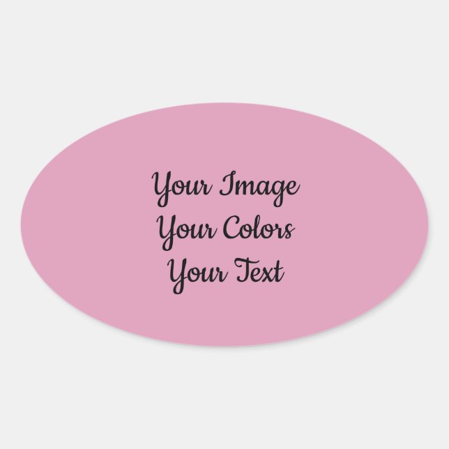 Sticker Ovale Créez les vôtres (Devant)