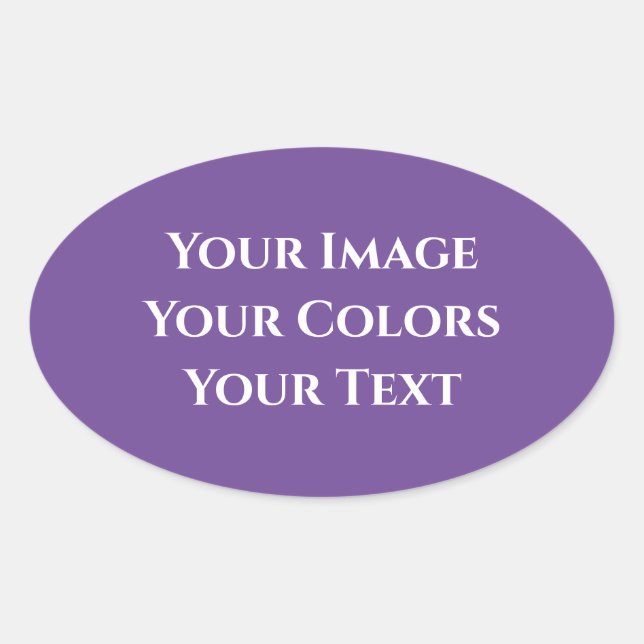 Sticker Ovale Créez les vôtres (Devant)