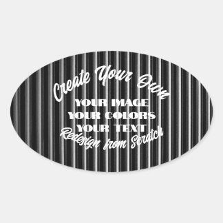 Sticker Ovale Créez Votre Propre