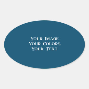 Sticker Ovale Créez votre propre