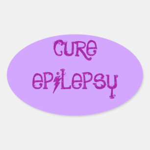STICKER OVALE CURE EPILEPSY