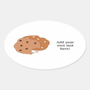 Sticker Ovale Customiser ce graphique Cookies