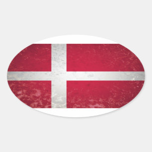 Sticker Ovale Danemark