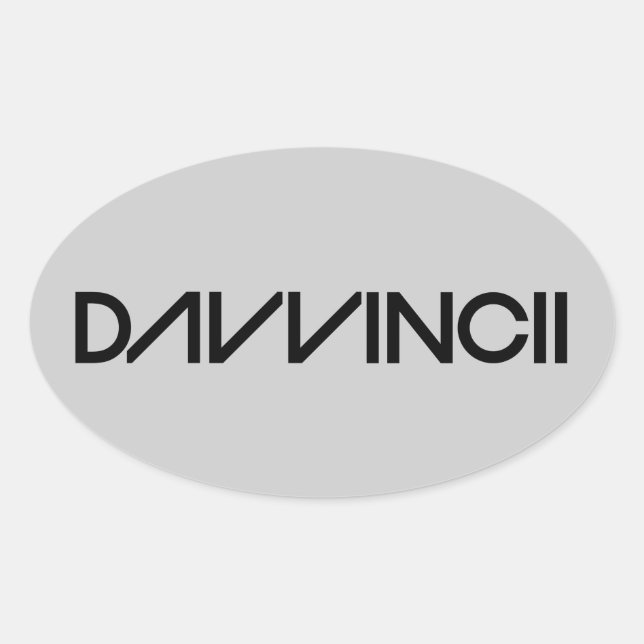 Sticker Ovale David (Devant)