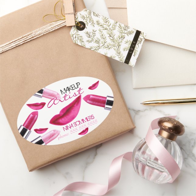 Sticker ovale de maquillage (Cadeaux)