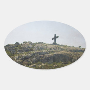 Sticker Ovale Décalcomanie