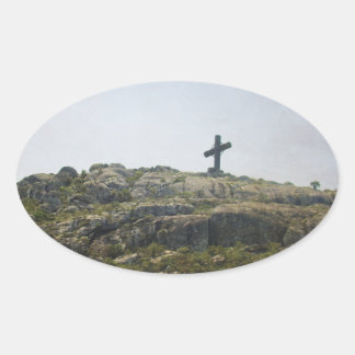 Sticker Ovale Décalcomanie