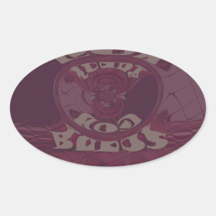 Sticker Ovale Dieu vous bénisse Giraffes Art Imprimer/Design