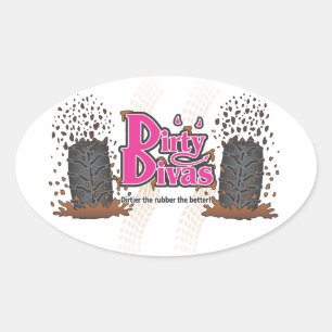 Sticker Ovale Divas sales