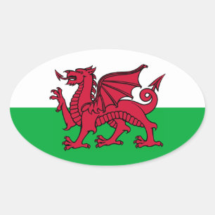 Sticker Ovale Dragon gallois