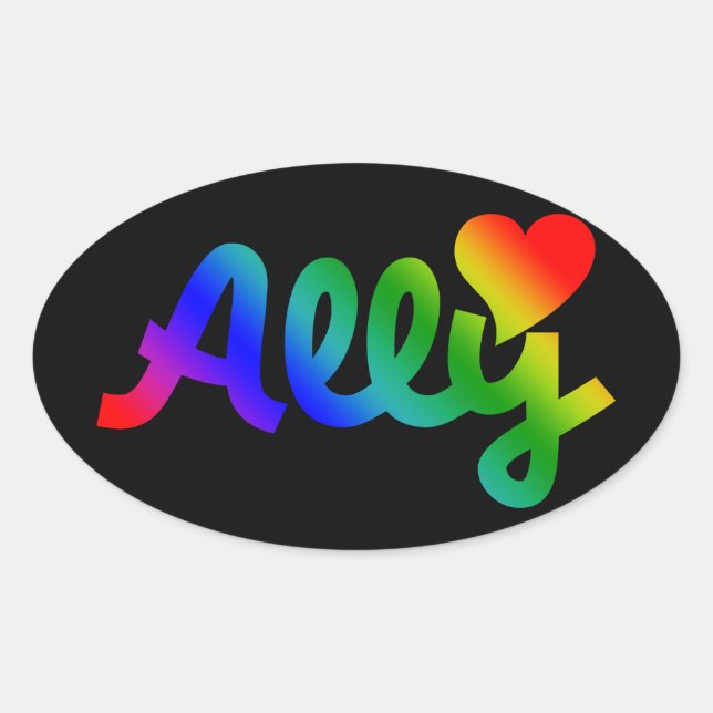 Sticker Ovale Droits gays ALORS (Devant)