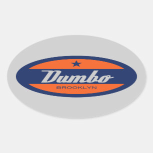 Sticker Ovale Dumbo