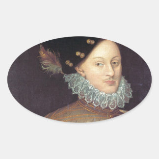 Sticker Ovale Edward de Vere, 17e comte d'Oxford