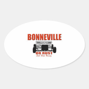 Sticker Ovale emballage d'appartements de sel de Bonneville