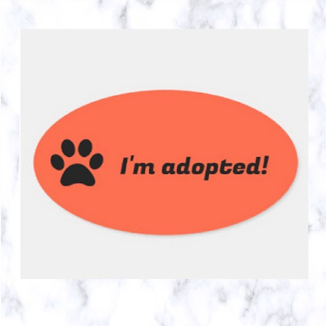 Sticker Ovale Empreinte de patte pour animaux de compagnie modif (Créateur téléchargé)
