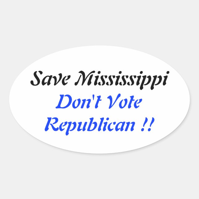 Sticker Ovale Enregistrer MS Oval Blue (Devant)