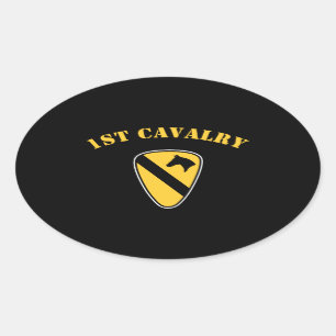 Sticker Ovale ęr Division de cavalerie