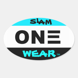 STICKER OVALE ESCLAME UNE PORTE